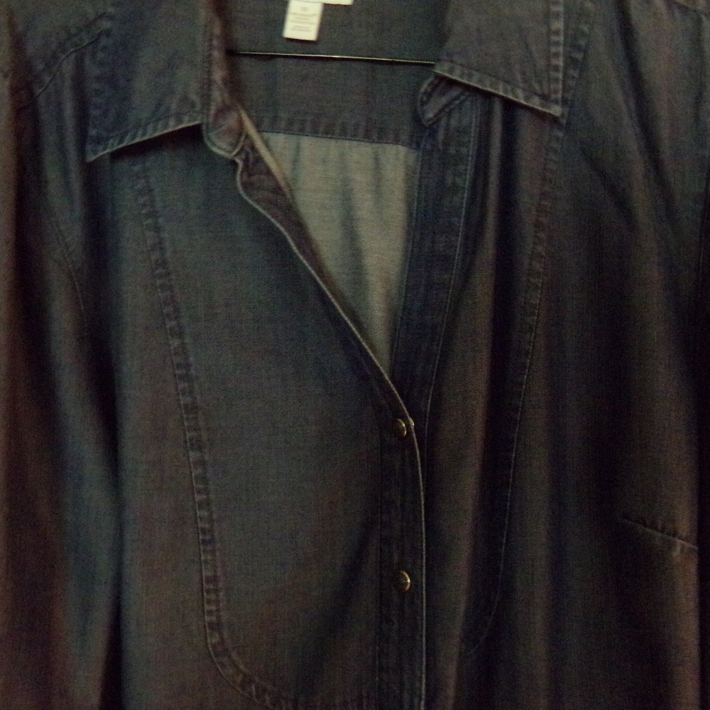 Denim-like shirt